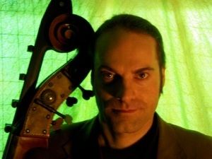 John Simonetti with upright bass with C-extension