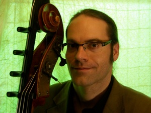 John Simonetti with upright bass with C-extension